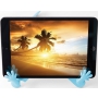 If The Hands Stand Book / Tablet Holder Blue 25 x 45 x 210 mm