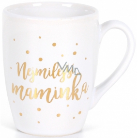 Albi Mug with gold text Best mom white 300 ml