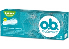 o.b. ProComfort Super Plus with Dynamic Fit tampons 16 pieces
