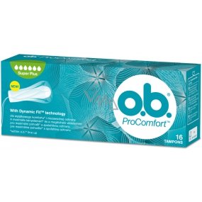 o.b. ProComfort Super Plus with Dynamic Fit tampons 16 pieces