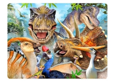 Prime3D postcard - Dino Selfie 16 x 12 cm