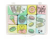 Albi Set of epoxy magnets Macaroons 9 pieces 9,2 cm x 6,6 cm x 1 cm