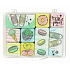 Albi Set of Epoxy Magnets Macarons 9 pieces 9.2 cm x 6.6 cm x 1 cm
