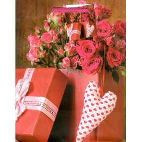 Nekupto Gift paper bag 18 x 23 x 10 cm Rose, gift 1731 30 KFM