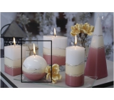 Lima Verona candle old pink ball 100 mm 1 piece