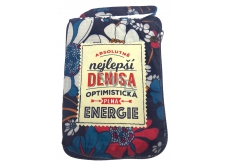 Albi Foldable bag for zipper with a name Denisa 42 x 41 x 11 cm