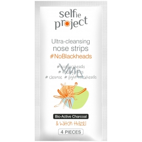 Selfie Project No Blackheads ultra nose cleaning tape 4 pieces