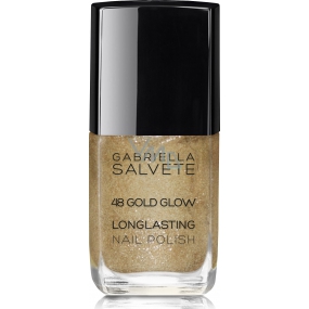 Gabriella Salvete Longlasting Enamel long-lasting nail polish with high gloss 48 Gold Glow 11 ml