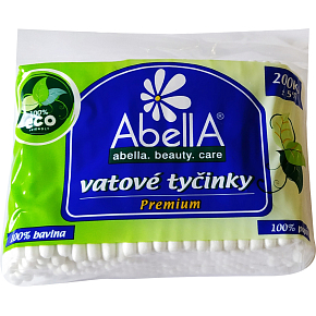 AbellA Premium ECO Cotton Swabs Bag, 100 pcs