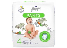 Bella Happy Pants 4 Maxi 8-14 kg stretch diaper for children 24 pieces + memory game