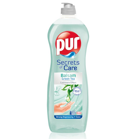 Pur Secrets of Care Balsam Green Tea Cashmere Effect hand dishwashing liquid 750 ml