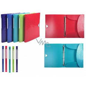 Exacompta Offix Ring binder, spine 2 cm, A4 PP, 1 piece, mix of 5 colors