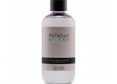 Millefiori Milano Natural Cocoa Blanc & Woods - White cocoa and wood Diffuser refill for incense stalks 250 ml