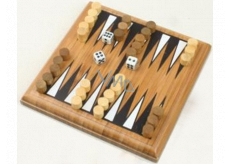 Albi Bamboo Minigames Backgammon board game for 2 players
