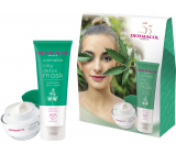 Dermacol Cannabis detoxifying clay mask 100 ml + face cream 50 ml, cosmetic set