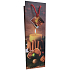 Nekupto Gift paper bag for bottle 33 x 10 x 9 cm Christmas with candle and cinnamon