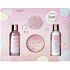Sunkissed Keyring Gift Bubble Boutique shower gel 80 ml + body scrub 60 ml + body lotion 80 ml + keyring, cosmetic set for women