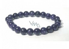 Charoit / Charoit bracelet elastic natural stone, ball 8 mm / 16 -17 cm, magic, miracle from Yakutia