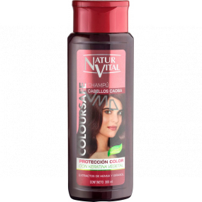 Natur Vital Coloursafe shampoo for naturally mahogany and coloured hair 300 ml