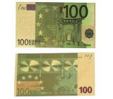 Talisman Gold plastic banknote 100 EUR