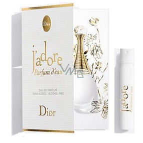 Christian Dior Jadore Parfum d´Eau Eau de Parfum for women 1,2 ml with spray, vial