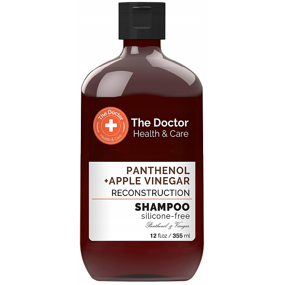 The Doctor Health & Care Panthenol + Apple Vinegar Reconstruction Restorative Shampoo for damaged hair 355 ml