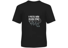 Albi Humorous T-shirt Big Stamina black, men's size XL