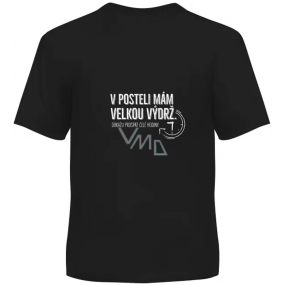Albi Humorous T-shirt Big Stamina black, men's size XL