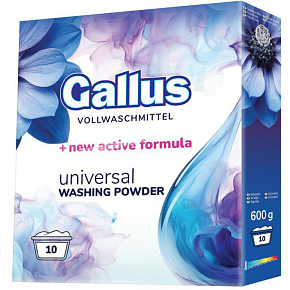 Gallus Universal Washing Powder, 10 doses, 600 g
