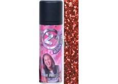 Zo Cool Glitter Spray glitry na vlasy a tělo Red 125 ml
