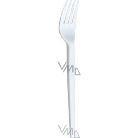 Alvarak Plastic fork white 17 cm 10 pieces