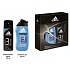 Adidas Action 3 Fresh antiperspirant deodorant spray for men 150 ml + shower gel 250 ml, gift set
