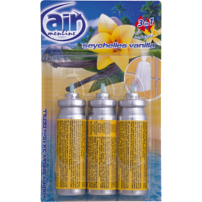 Air Menline Seychelles Vanilla air freshener refill 3× 15 ml