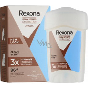 Rexona Maximum Protection Clean Scent antiperspirant deodorant stick for women 45 ml