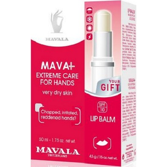 Mavala Duo Mava + Extreme Care for Hands Hand Cream 50 ml + Lip Balm Lip Balm 4.5 g