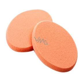 Face System Sponge Makeup Oval 60 x 75 Orange 1 Piece