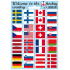 Arch Welcome to the hockey country stickers and tattoos of the flags of the states 12 x 17 cm 1 piece