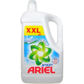 Ariel Actilift Alpine liquid washing gel for white laundry 63 doses 4.41 l