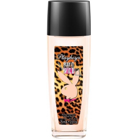 Playboy Play It Wild for Her perfumed deodorant glass for women 75 ml