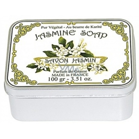 Le blanc Jasmine - Jasmine natural solid soap in a box of 100 g