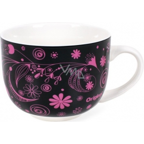 Albi Original Mug Pink flowers, porcelain 500 ml