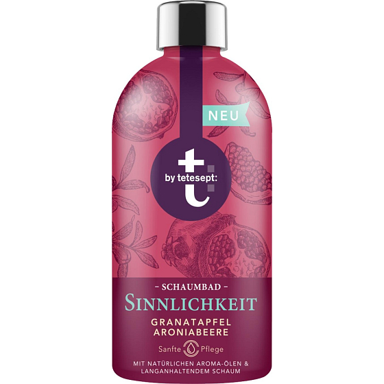 T: BY Tetesept Sensuality Pomegranate + Aronia bath foam 420 ml