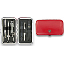 Kellermann 3 Swords Luxury manicure 6 pieces Artical Leather Red 7848 PN