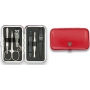 Kellermann 3 Swords Luxury manicure 6 pieces Artical Leather Red 7848 PN