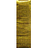 Nekupto Gift paper bag hologram for bottle 33 x 10 x 9 cm Gold 050 01 THLH