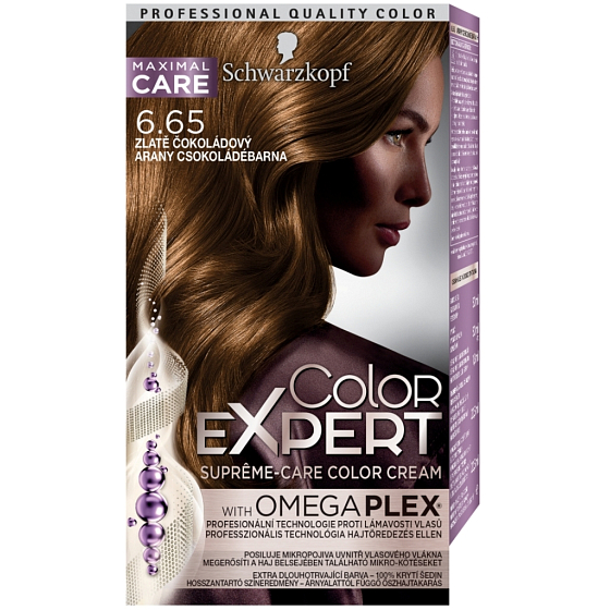 Schwarzkopf Color Expert hair color 6.65 Golden chocolate