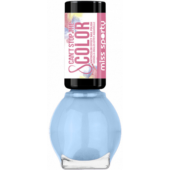 Miss Sports Cant Stop The Color Nail Polish nail polish 20 Blue Pencil - Divine blue 7 ml