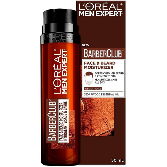 Loreal Paris Men Expert BarberClub Short Beard & Face Moisturiser Moisturizing Care for Short Beard and Face 50 ml