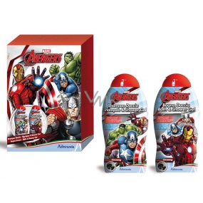 Marvel Avengers 2 in 1 shower gel and bath foam for children 300 ml + 2 in 1 shampoo and shower gel for children 300 ml, cosmetic set
