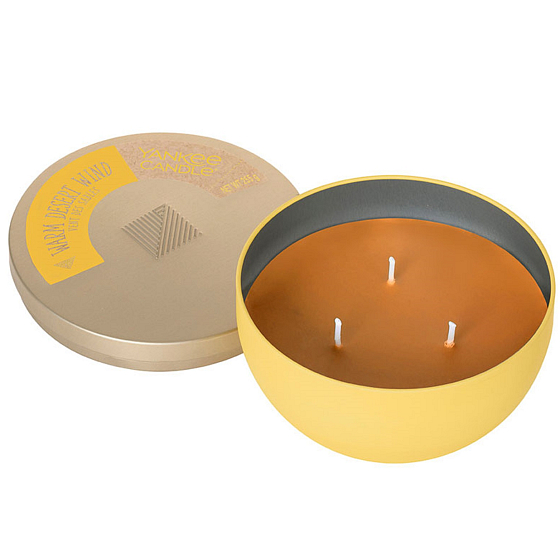 Yankee Candle Warm Desert Wind - Warm desert wind scented candle in a tin bowl Wanderlust 3 wicks 198 g